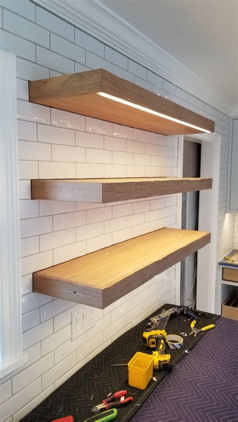 mount shelves hidden brackets